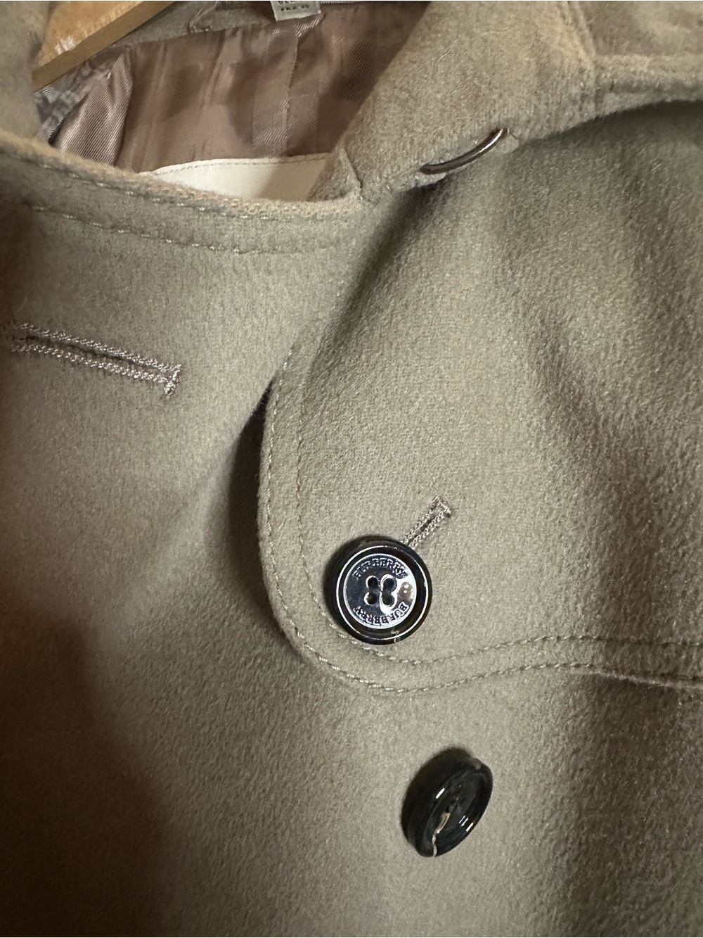 Burberry London Classic Cotton Trench Coat Khaki Women’s US 8 - Picture 7 of 9